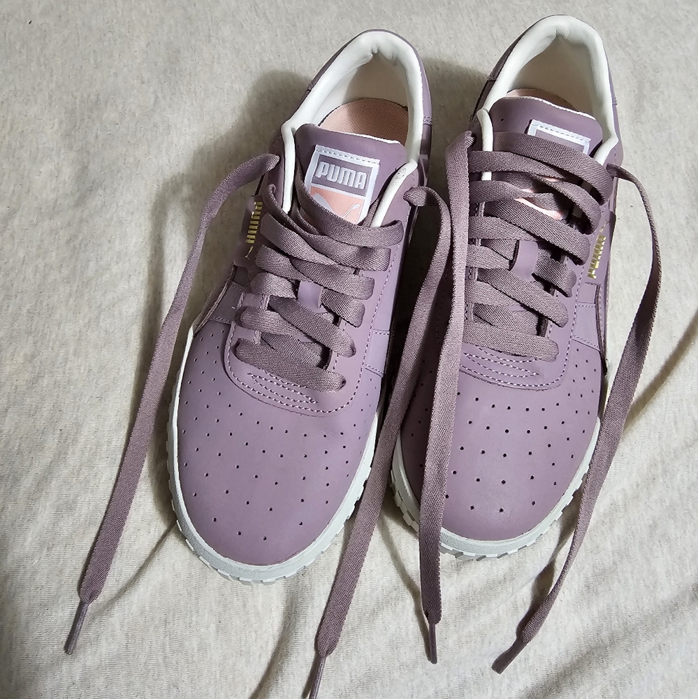New Purple Puma Cali Sneakers